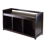 Winsome Wood Addison Entryway Storage Bench, Espresso 92439-WINSOMEWOOD