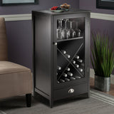 Winsome Wood Bordeaux Modular Wine Cabinet X Panel 92442-WINSOMEWOOD