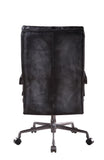 Jairo Industrial Office Chair Vintage Black TGL (Brushed Black TGL)  •  BASE] Matt Iron 92565-ACME