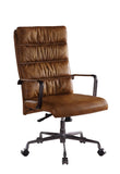 Jairo Industrial Office Chair Sahara TGL (Sahara) •  BASE] Matt Iron 92566-ACME