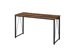 Zaidin Industrial Writing Desk Weathered Oak & Black Finish 92605-ACME