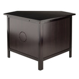 Winsome Wood Zena Corner TV & Media Stand, Espresso 92634-WINSOMEWOOD