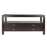 Winsome Wood Copenhagen Coffee Table w/ Two Drawers, Espresso 92643-WINSOMEWOOD