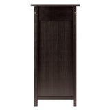 Winsome Wood Yukon Wine Cabinet, Expandable Top, Espresso 92655-WINSOMEWOOD