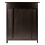 Winsome Wood Yukon Wine Cabinet, Expandable Top, Espresso 92655-WINSOMEWOOD