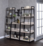 Wendral Industrial/Contemporary Bookshelf (5-Tier, 16