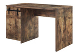 Bellarose Industrial Writing Desk Rustic Oak Finish 92705-ACME