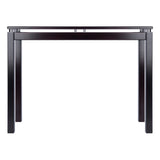 Winsome Wood Linea Console / Hall Table with Chrome Accent 92730-WINSOMEWOOD