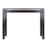 Winsome Wood Linea Console / Hall Table with Chrome Accent 92730-WINSOMEWOOD