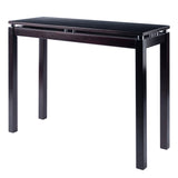 Winsome Wood Linea Console / Hall Table with Chrome Accent 92730-WINSOMEWOOD