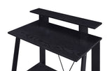 Nypho Industrial Writing Desk Black Finish 92734-ACME