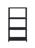 Nypho Industrial Bookshelf Black Finish 92739-ACME