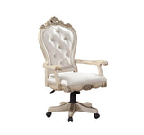 Gorsedd Transitional Executive Office Chair Fabric (cc#) • Antique White (cc#) 92742-ACME