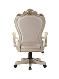 Gorsedd Transitional Executive Office Chair Fabric (cc#) • Antique White (cc#) 92742-ACME
