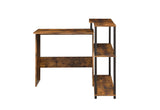 Ievi Industrial Writing Desk Weathered Oak & Black Finish 92750-ACME