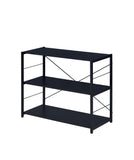 Tesadea Industrial Bookshelf Black Finish 92772-ACME