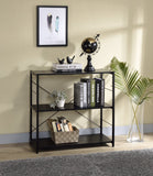 Tesadea Industrial Bookshelf Black Finish 92772-ACME