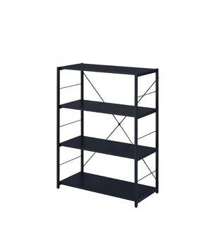 Tesadea Industrial Bookshelf Black Finish 92775-ACME