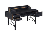 Safea Industrial Computer Desk Black Finish 92804-ACME