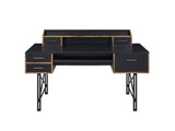 Safea Industrial Computer Desk Black Finish 92804-ACME