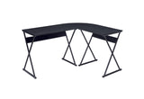 Zafiri Industrial Writing Desk Black Finish 92814-ACME