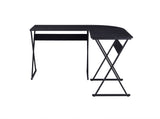 Zafiri Industrial Writing Desk Black Finish 92814-ACME