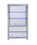 Dominic Glam Bookcase LED & Mirrored 92850-ACME