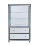 Dominic Glam Bookcase LED & Mirrored 92850-ACME