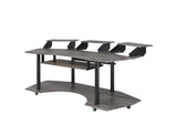 Eleazar Contemporary Music Recording Studio Desk Black Oak 92895-ACME