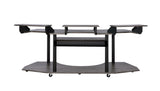 Eleazar Contemporary Music Recording Studio Desk Black Oak 92895-ACME