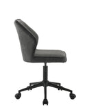 Pakuna Contemporary Office Chair PU (cc#) • METAL BASE] Black 92942-ACME