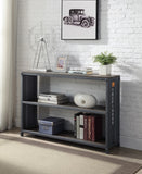 Cargo Industrial Bookshelf Weathered Oak & Gunmetal Finish 92997-ACME