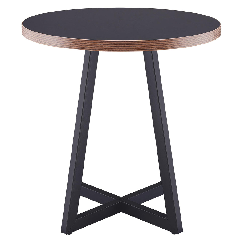 Courtdale Round End Table Black