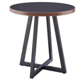 Courtdale Round End Table Black