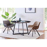 Courtdale 42" Round Table Black