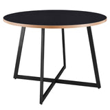 Courtdale 42" Round Table Black