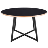 Courtdale 48" Round Table Black