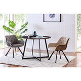 Courtdale 48" Round Table Black