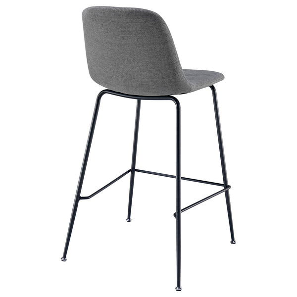 Caleb Fabric Counter Stool - Set of 4 Penta Gray