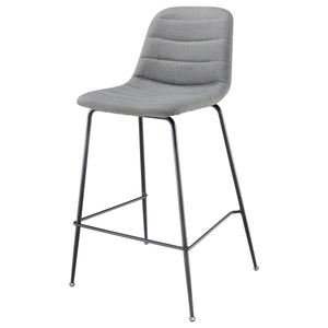 Caleb Fabric Counter Stool - Set of 4 Penta Gray