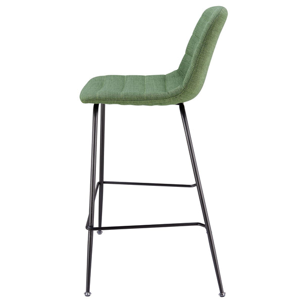 Caleb Fabric Counter Stool - Set of 4 Penta Green