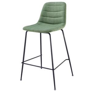 Caleb Fabric Counter Stool - Set of 4 Penta Green