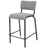 Lehman Fabric Counter Stool - Set of 4 Penta Gray