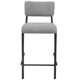 Lehman Fabric Counter Stool - Set of 4 Penta Gray