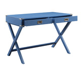 Amenia Transitional Writing Desk Blue Finish 93000-ACME