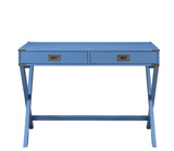 Amenia Transitional Writing Desk Blue Finish 93000-ACME