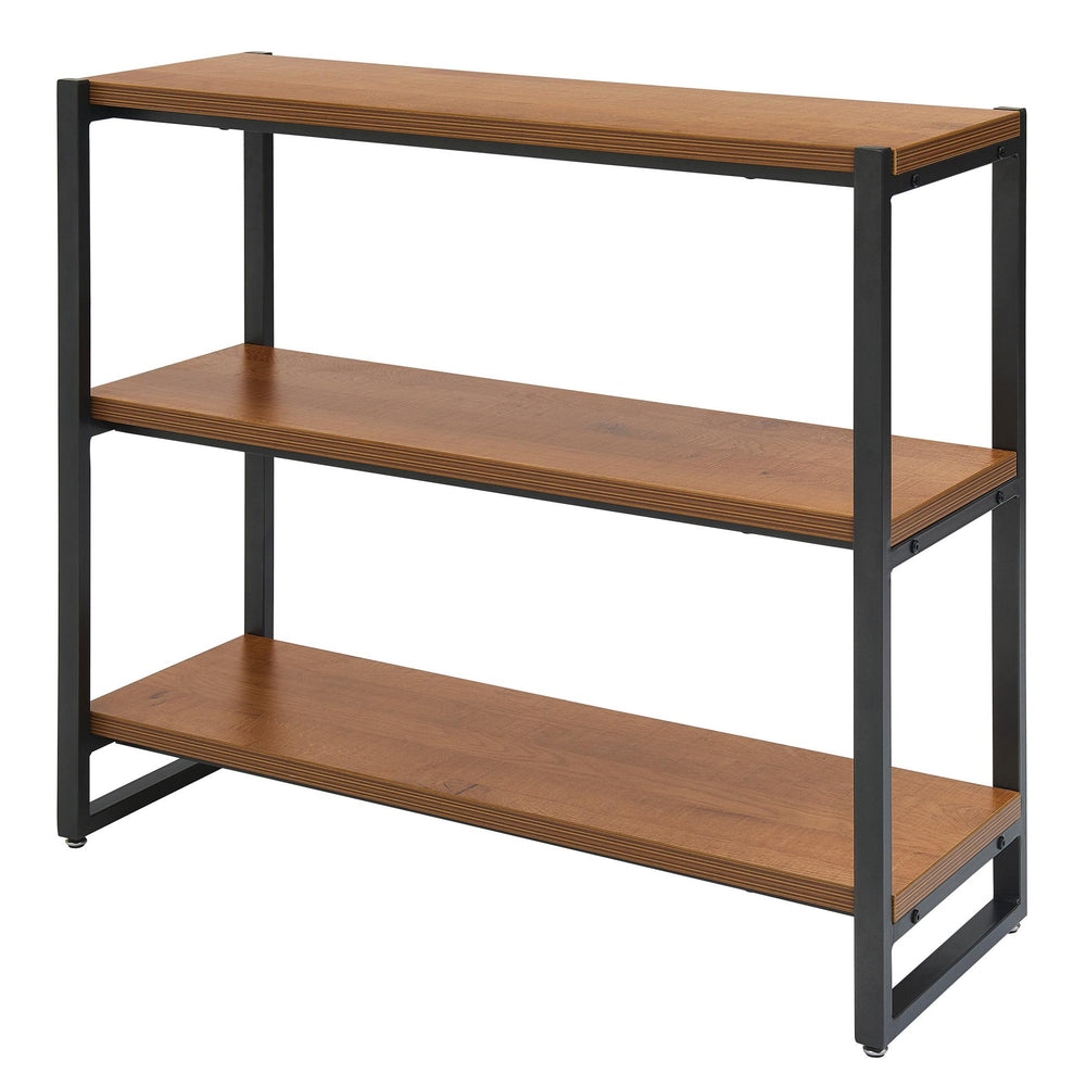 Anderson 3 Tier Bookcase Gliese Brown