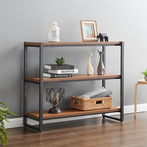 Anderson 3 Tier Bookcase Gliese Brown