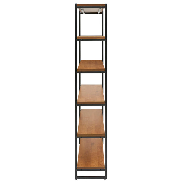 Anderson 6 Tier Bookcase Gliese Brown