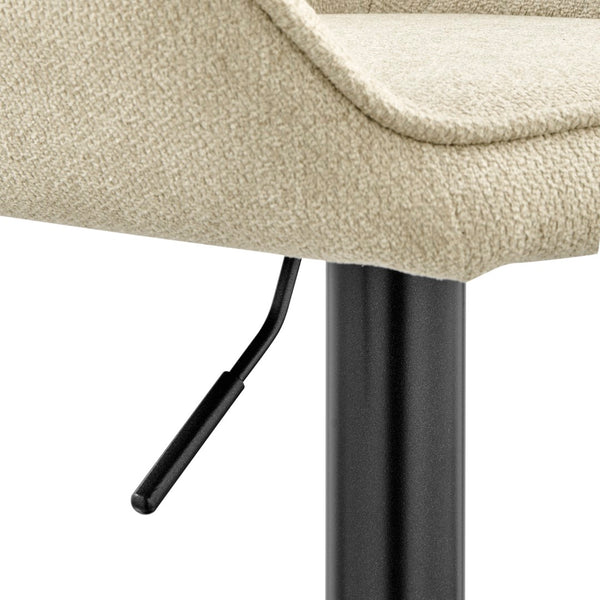 New Pacific Direct Luther Fabric Gaslift Swivel Bar Stool - Set of 2 9300122-528-NPD